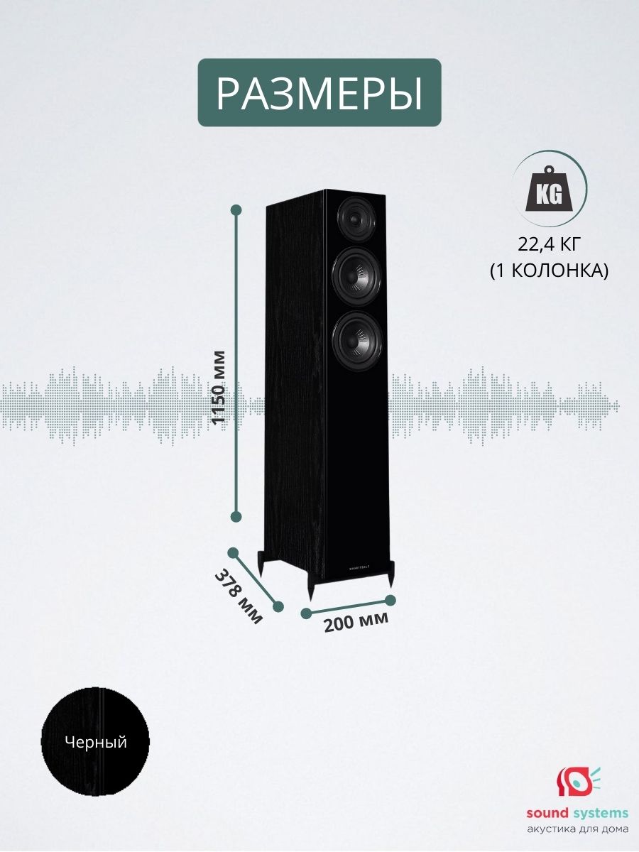 Wharfedale Diamond 12.4, Black Oak – купить напольную акустику по цене 84  990 ₽